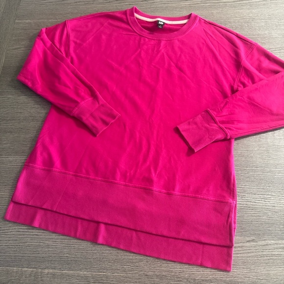 Ideology Women’s Activewear Sweatshirt Size L Fuchsia - Picture 5 of 7